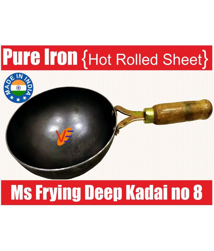     			Veer - Iron Non coated Deep Kadhai 1