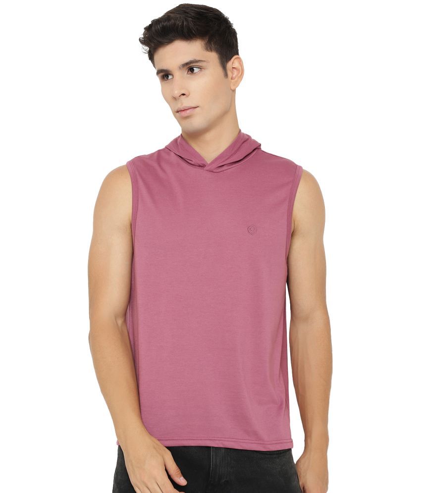     			Chkokko Pack of 1 Cotton Blend Tank For Men ( Purple )