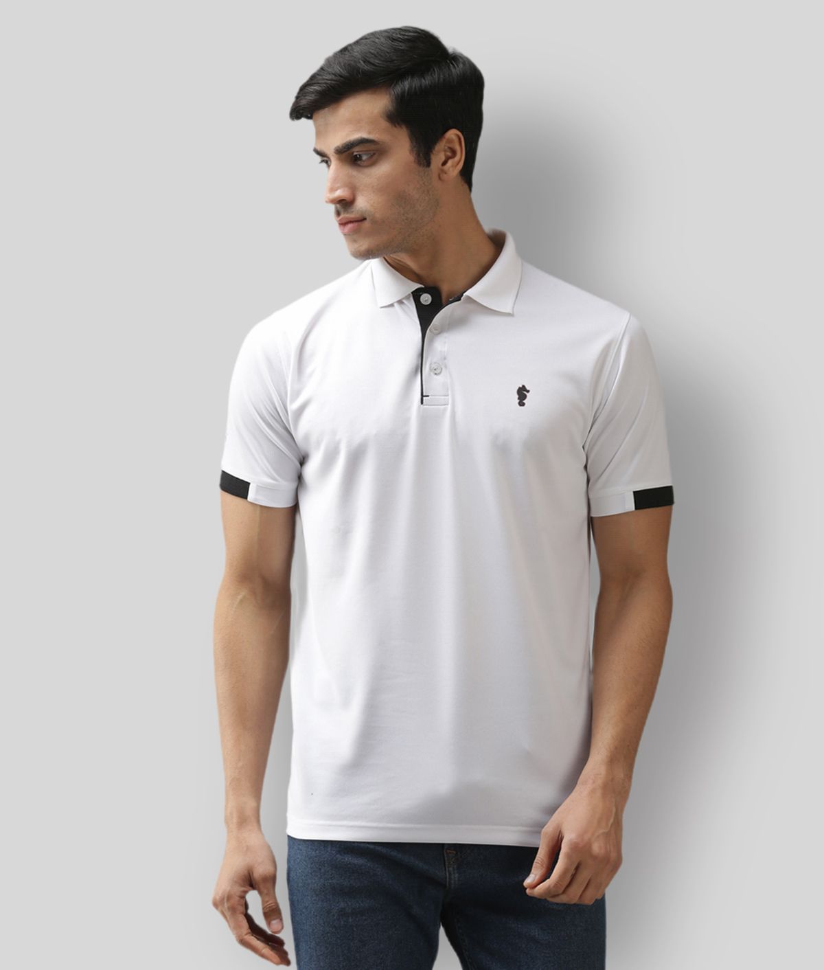     			EPPE - White Polyester Regular Fit Men's Sports Polo T-Shirt ( Pack of 1 )