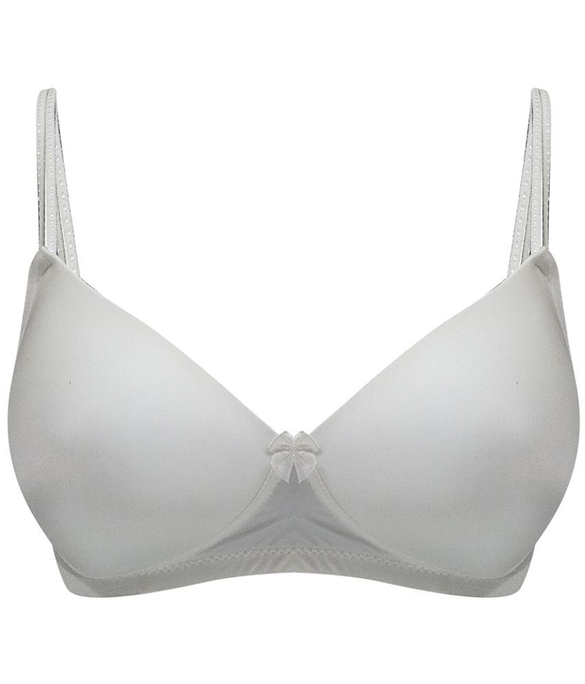     			Clovia Nylon Lightly Padded Women's T-Shirt Bra ( White )