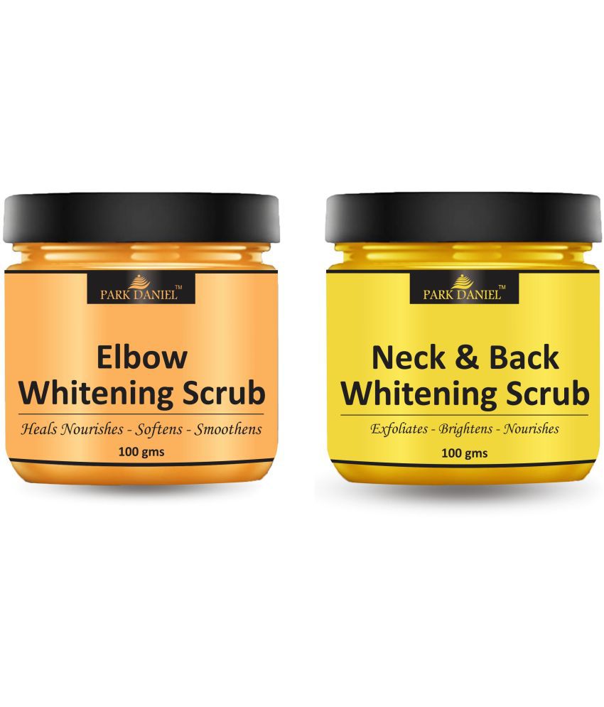     			Park Daniel Elbow and Neck Back Cleansing Body Scrub For Skin Whitening Scrub & Exfoliators 100 gm Pack of 2