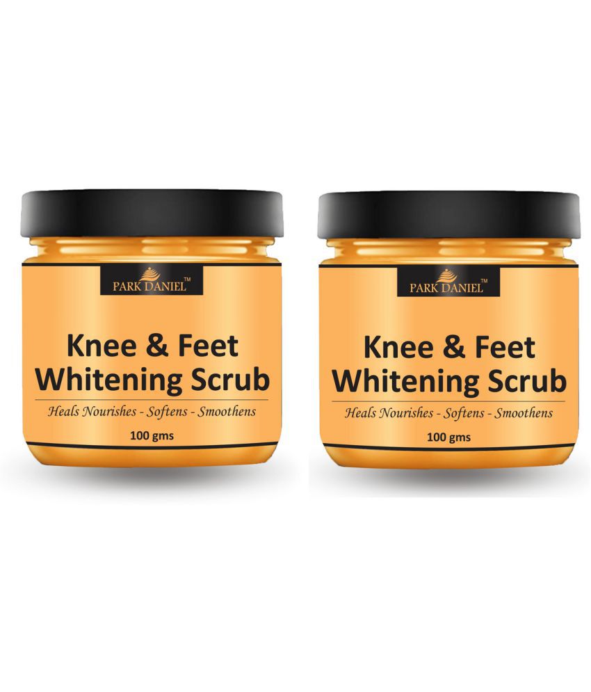     			Park Daniel Knee and Feet Cleansing  Body Scrub For Skin Whitening Scrub & Exfoliators 100 gm Pack of 2