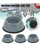 ZURU BUNCH 4Pcs Universal Fixed Non-Slip Pad Anti Vibration Feet Pads Washing Machine Support Dampers Stand Accessories