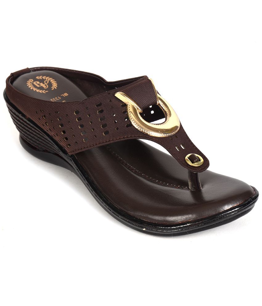     			Ajanta - Coffee Women's Flats