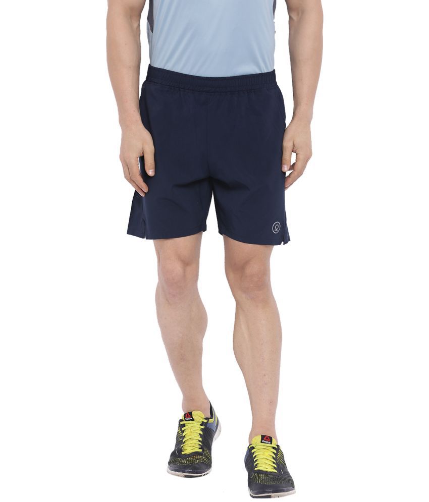     			Chkokko - Polyester Blue Men's Running Shorts ( Pack of 1 )