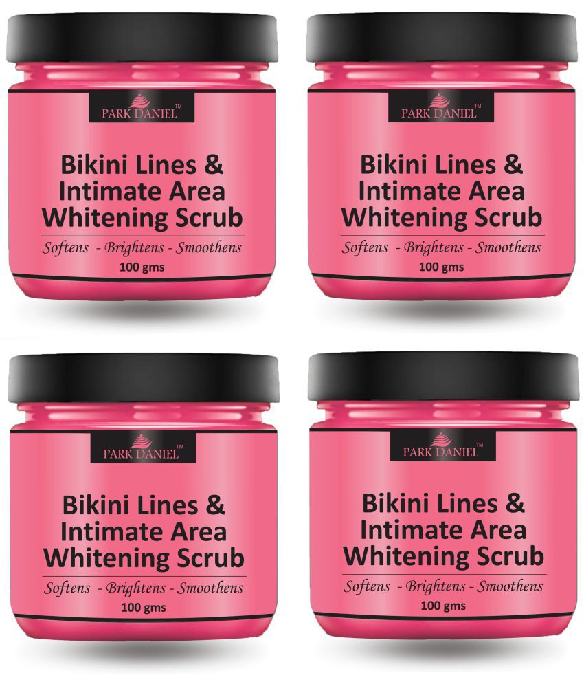    			Park Daniel Bikini Lines Intimate Area Body Scrub For Skin Whitening Scrub & Exfoliators 100 gm Pack of 4