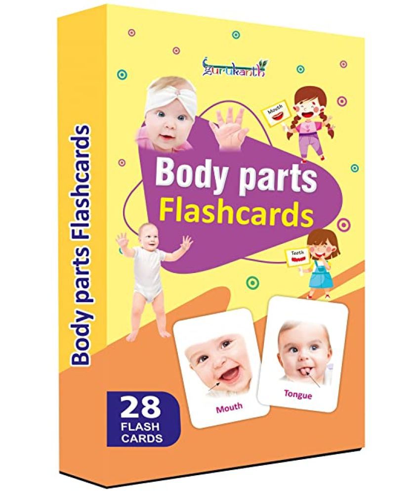     			Parts of Body Flash Cards for Kids Early Learning | Easy & Fun Way of Learning 1 Year to 6 Years Babies