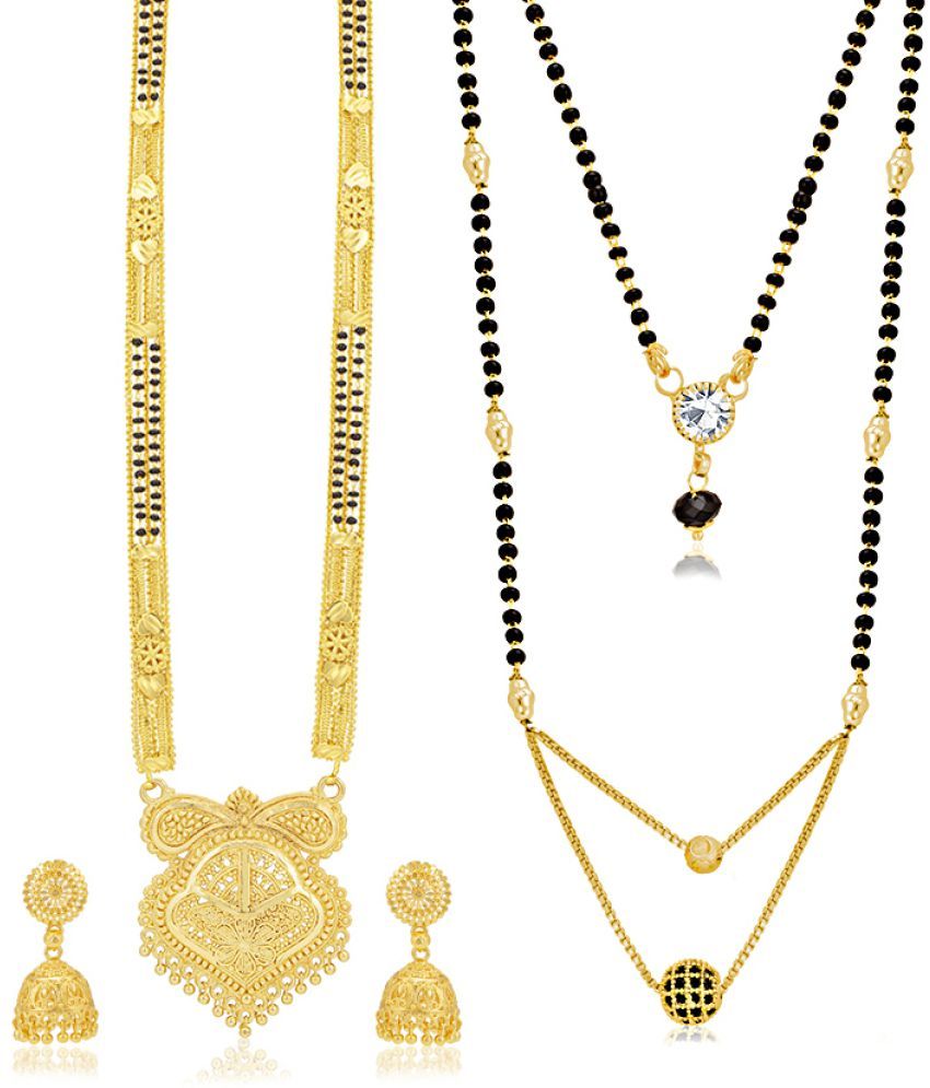     			Sukkhi - Gold Mangalsutra Set ( Pack of 5 )