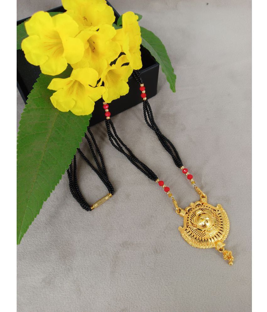     			SHANKH-KRIVA - Gold Mangalsutra ( Pack of 1 )