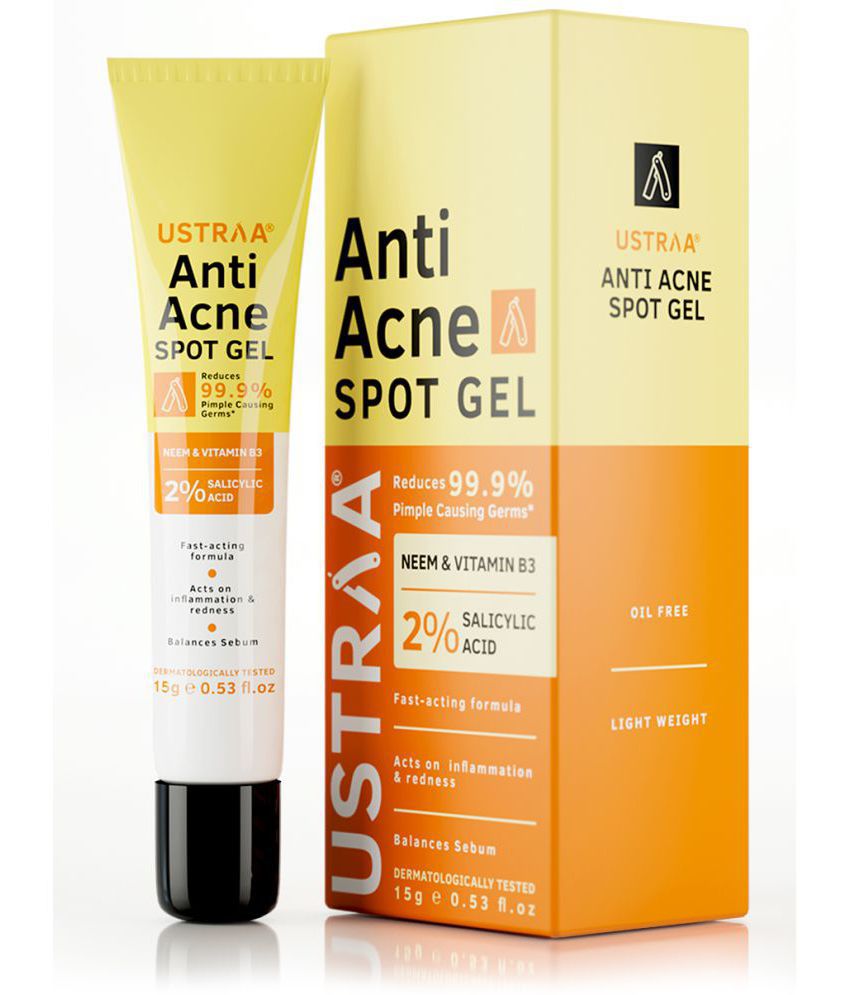     			Ustraa Anti-Acne Spot Gel with Neem & Vitamin B3 - 15ml