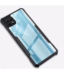 Kosher Traders - Black Hybrid Covers Compatible For Realme C21Y ( Pack of 1 )