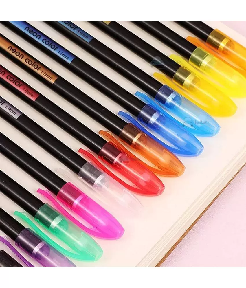 Shuang You Paint Marker Pens Acrylic Paint Pens Set 10 Colours Metallic  Markers Pen for Rock