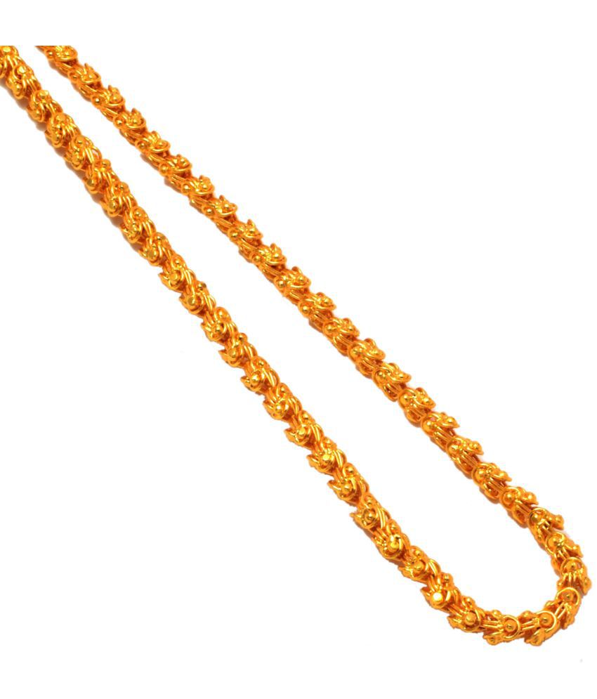     			Jewar Mandi - Gold Plated Chain ( Pack of 1 )