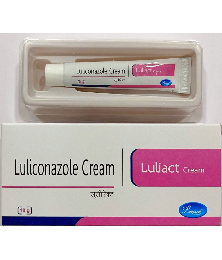     			LULIACT LULICONAZOLE CREAM 10 GM ( PACK OF 4) - Day Cream for Combination Skin 40 ml ( Pack of 4 )