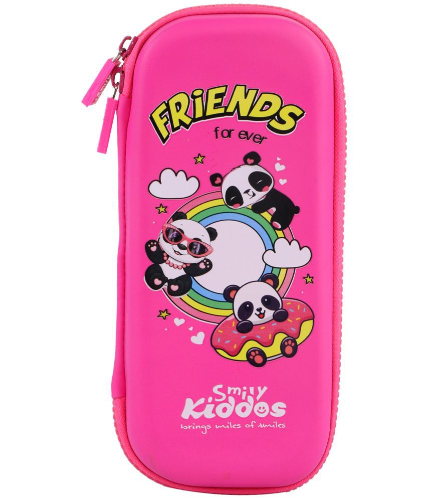     			Smily Kiddos Small Pencil case - panda pink
