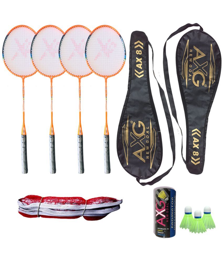     			AXG NEW GOAL - Badminton Racquet With Shuttle & Net