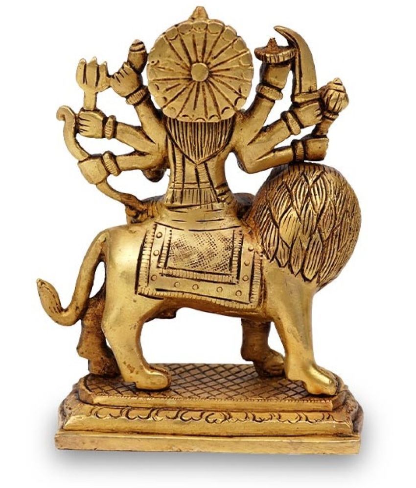 Rudra Centre - Goddess Durga Brass Idol: Buy Rudra Centre - Goddess ...