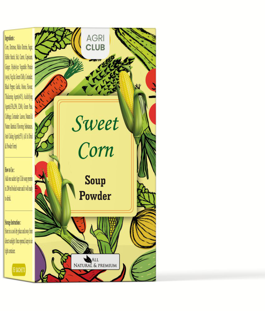     			AGRI CLUB Sweet Corn Soup Powder Instant Mix 15 no.s