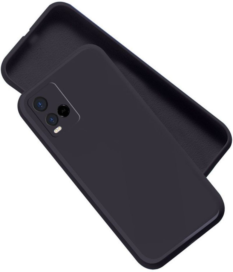     			Artistique - Black Hybrid Bumper Covers Compatible For VIVO Y21 ( Pack of 1 )