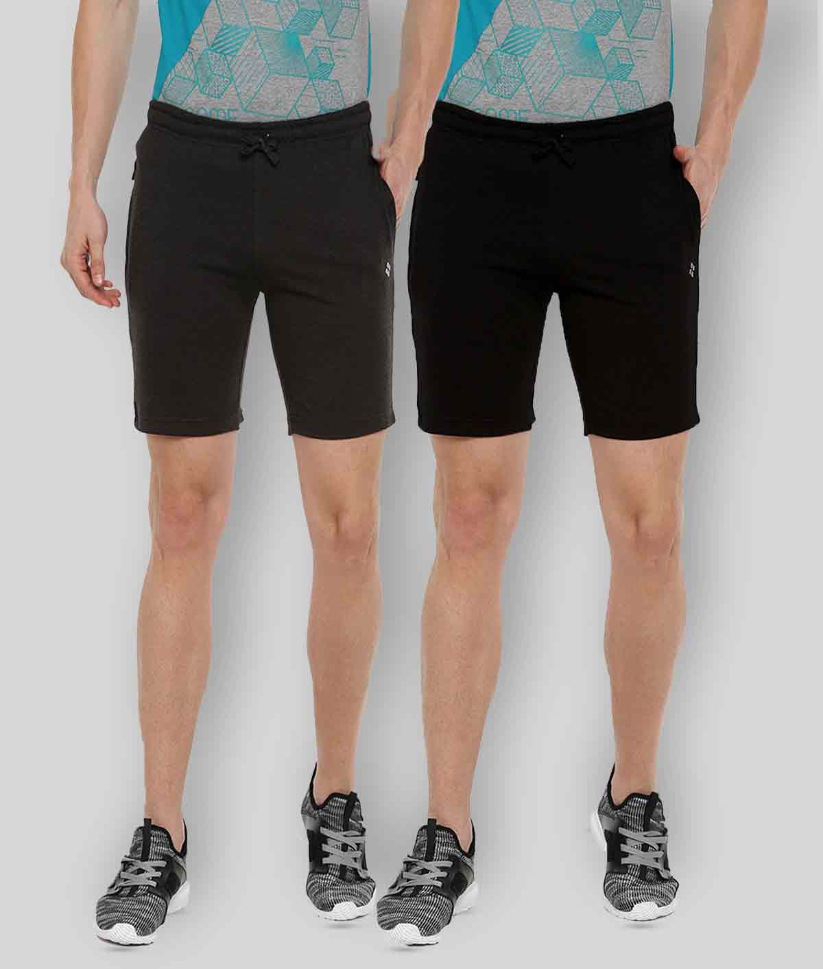     			Dollar - Multi Cotton Blend Men's Shorts ( Pack of 2 )