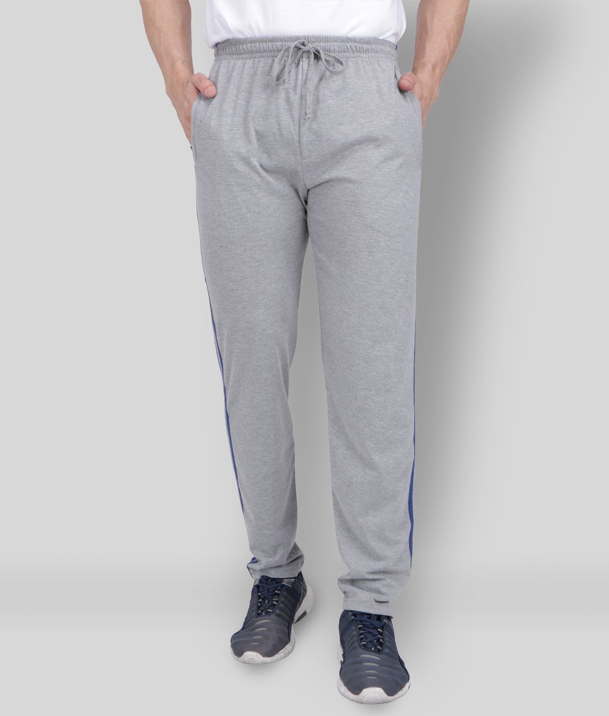 Buy Neo Garments - Light Grey Cotton Men's Trackpants ( Pack of 1 ...