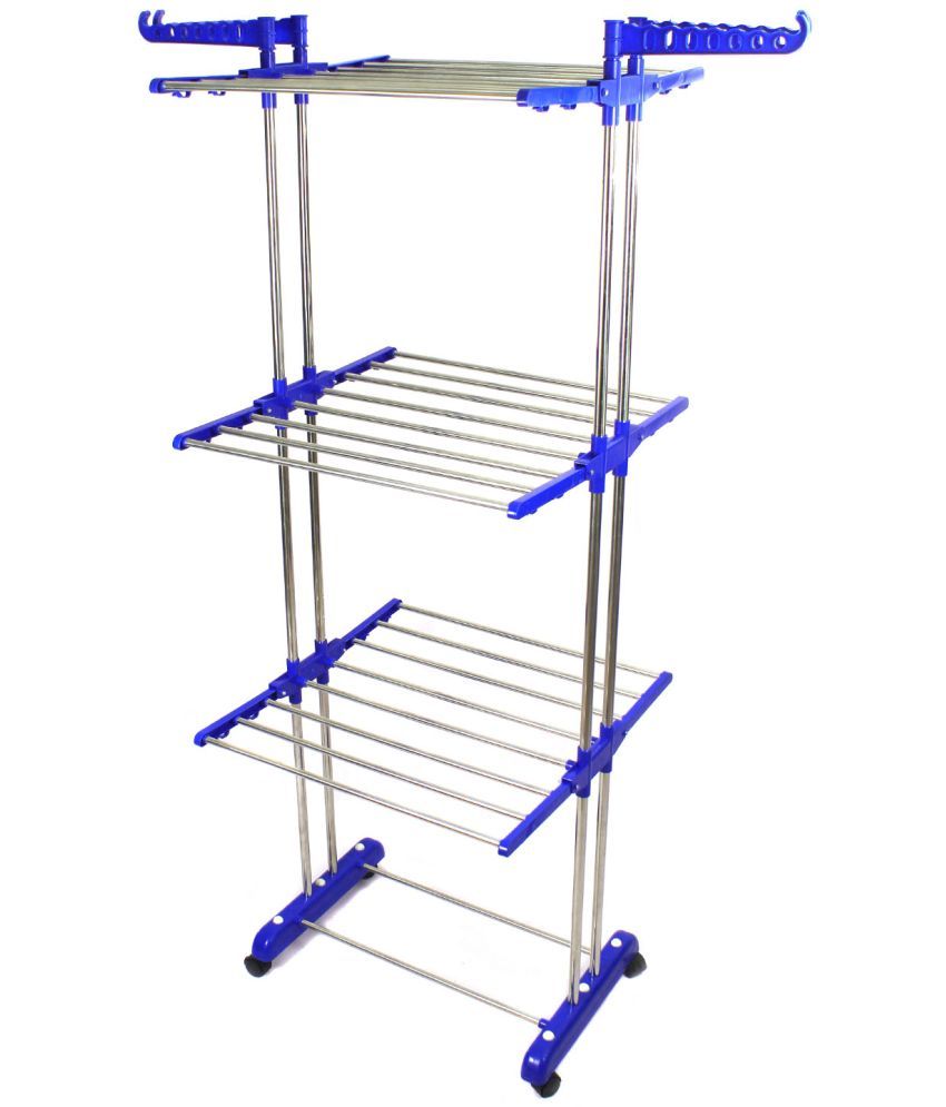 TNC DOUBLE POLL CLOTH DRYING STAND B2SS 3TIER Buy TNC DOUBLE POLL