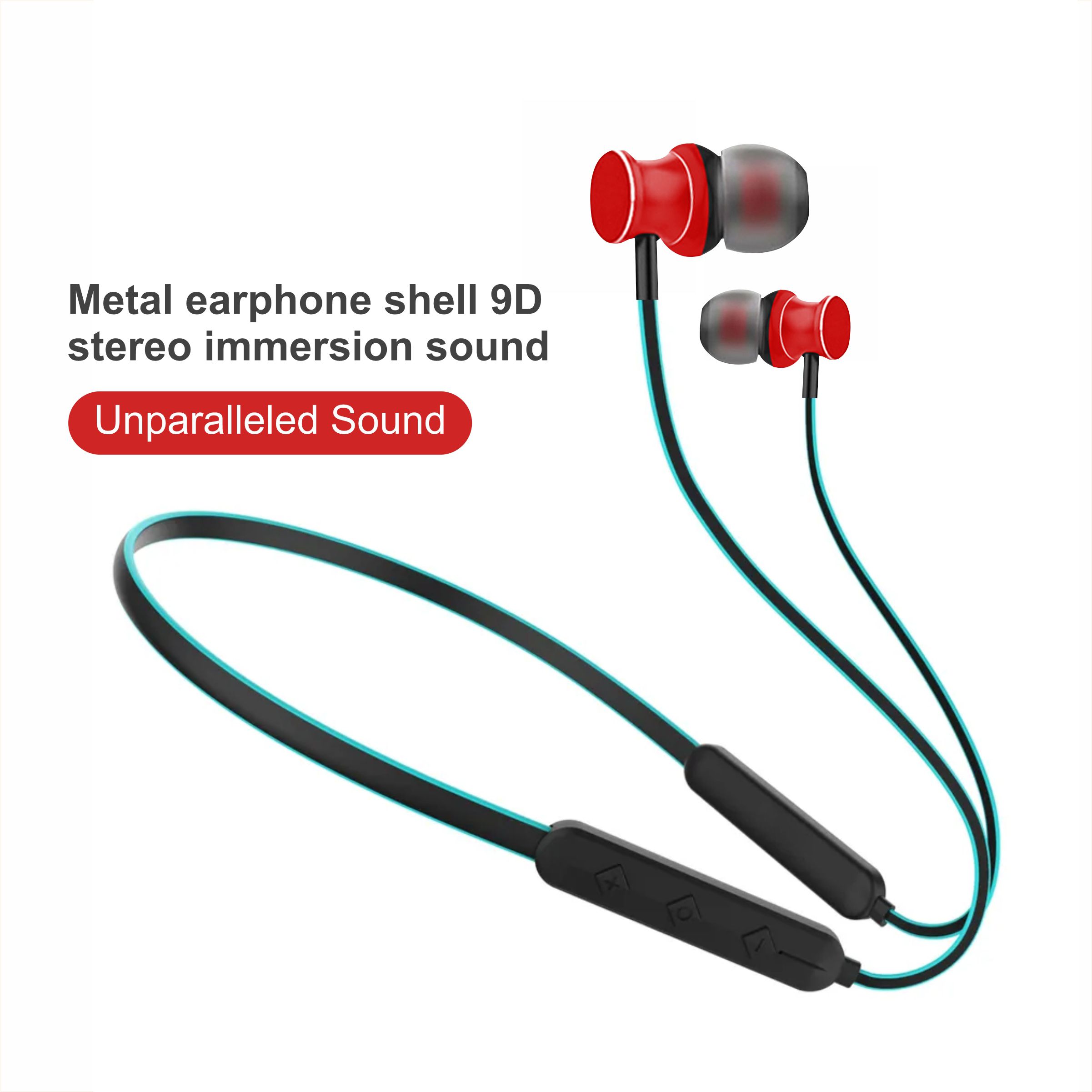 Maryam STERLING 40 hours Playtime IPX4 4D Bass Sports Bluetooth Headphones /Bluetooth Earphones /Magnetic Bluetooth Neckband