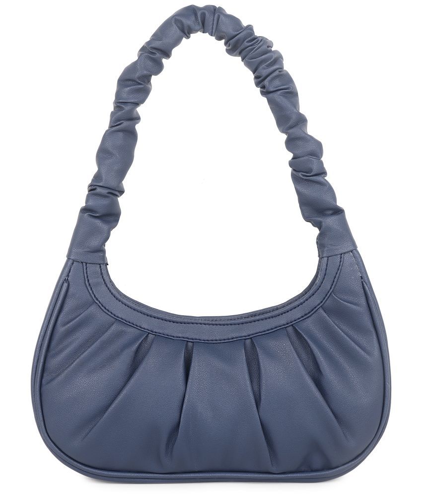     			Strop Carry - Blue PU Shoulder Bag