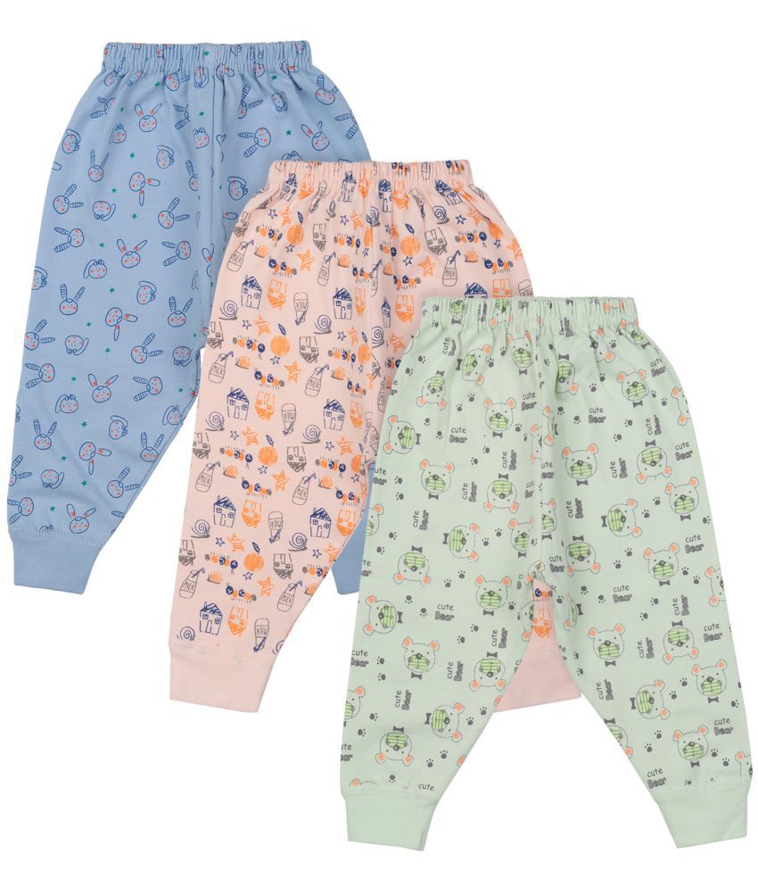     			Bodycare - Multicolor 100% Cotton Legging For Baby Girl ( Pack of 3 )
