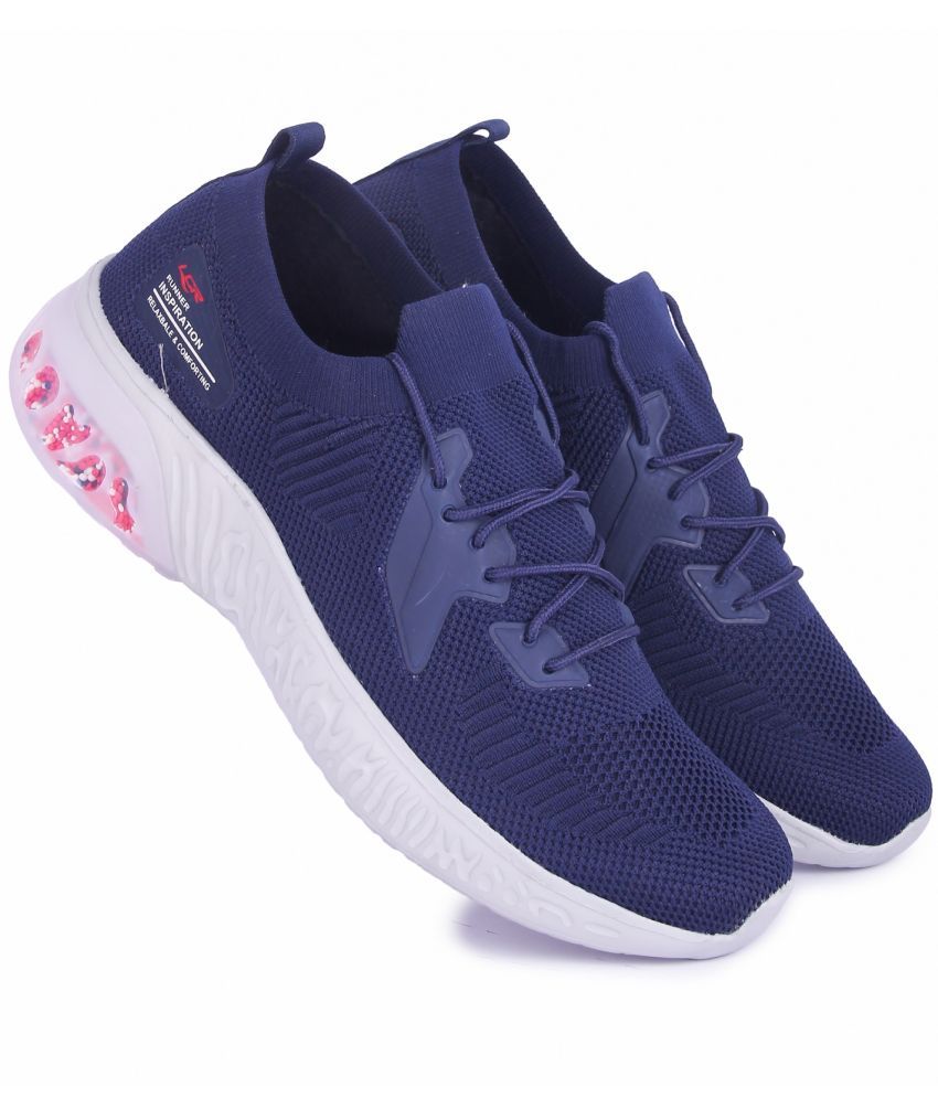 lancer navy blue running shoes
