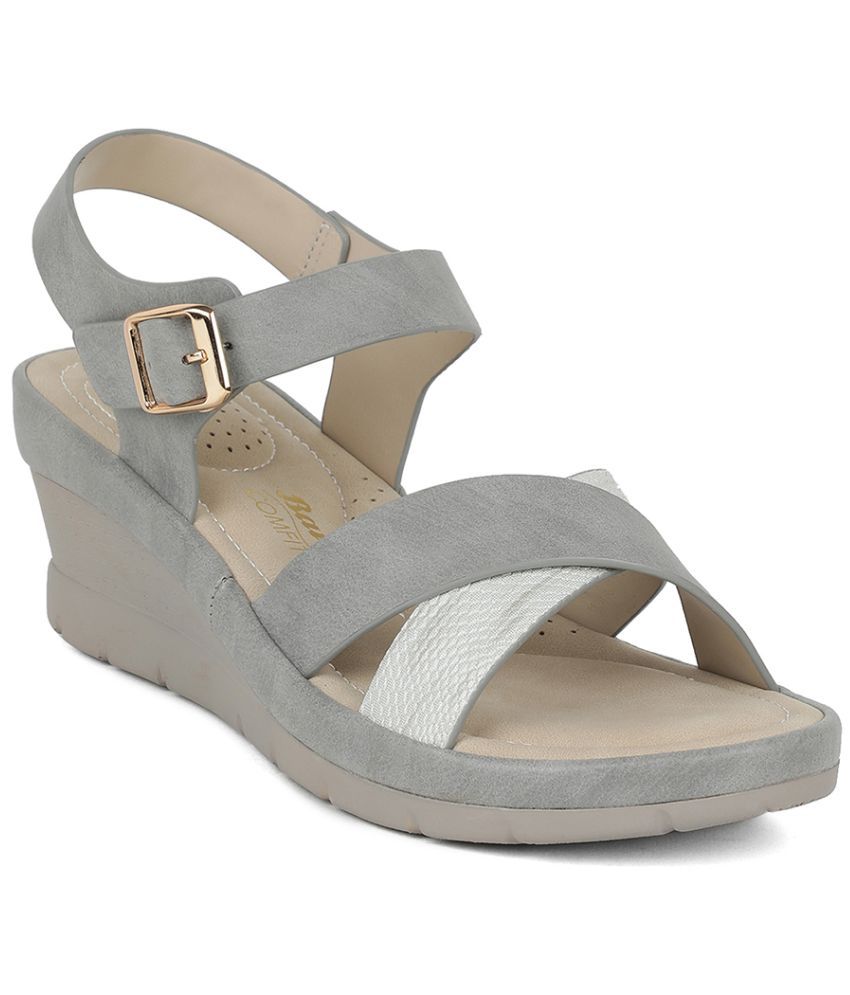     			Bata Comfit - Gray Women's Sandal Heels