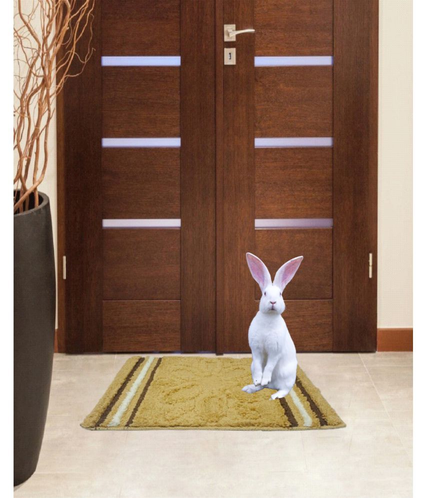 Abhikram Mustard Single Door Mat ( 60 X 40 ) Buy Abhikram Mustard