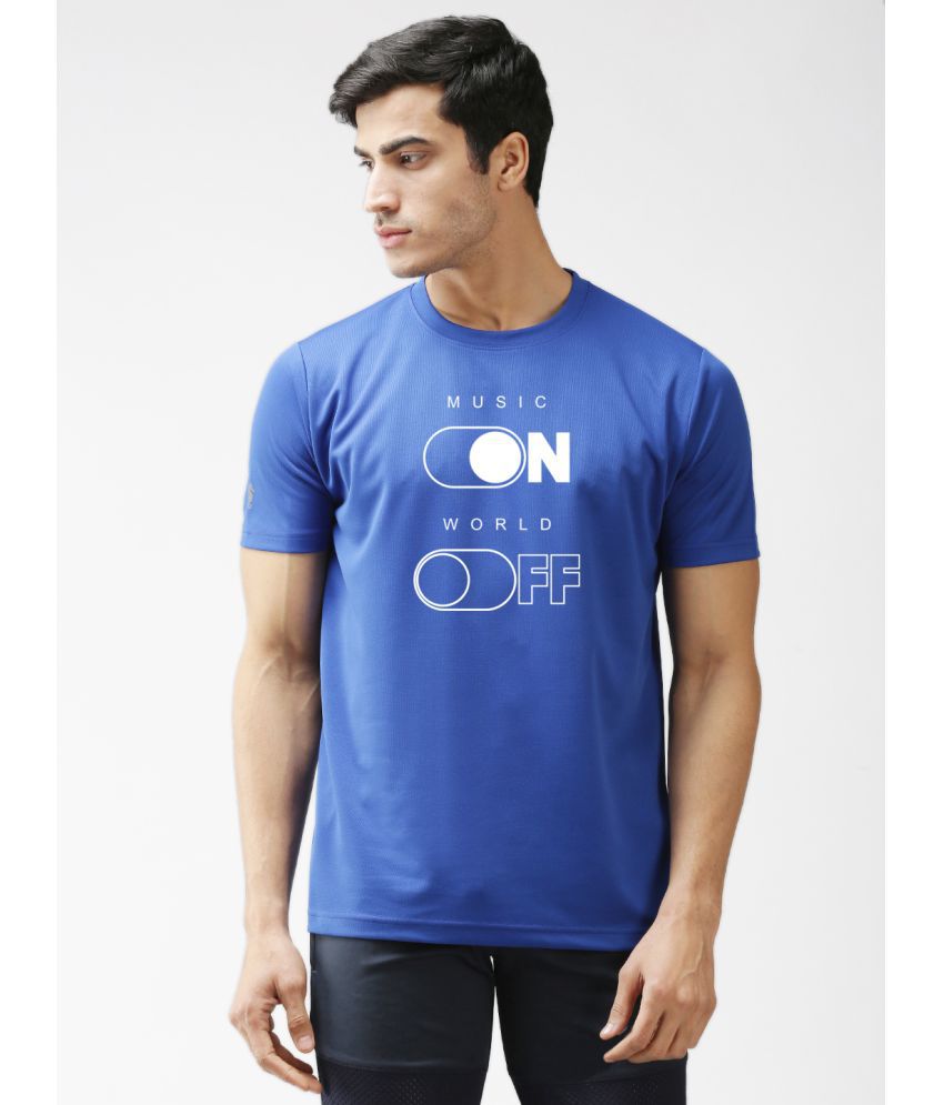     			EPPE - Blue Polyester Regular Fit Men's T-Shirt ( Pack of 1 )