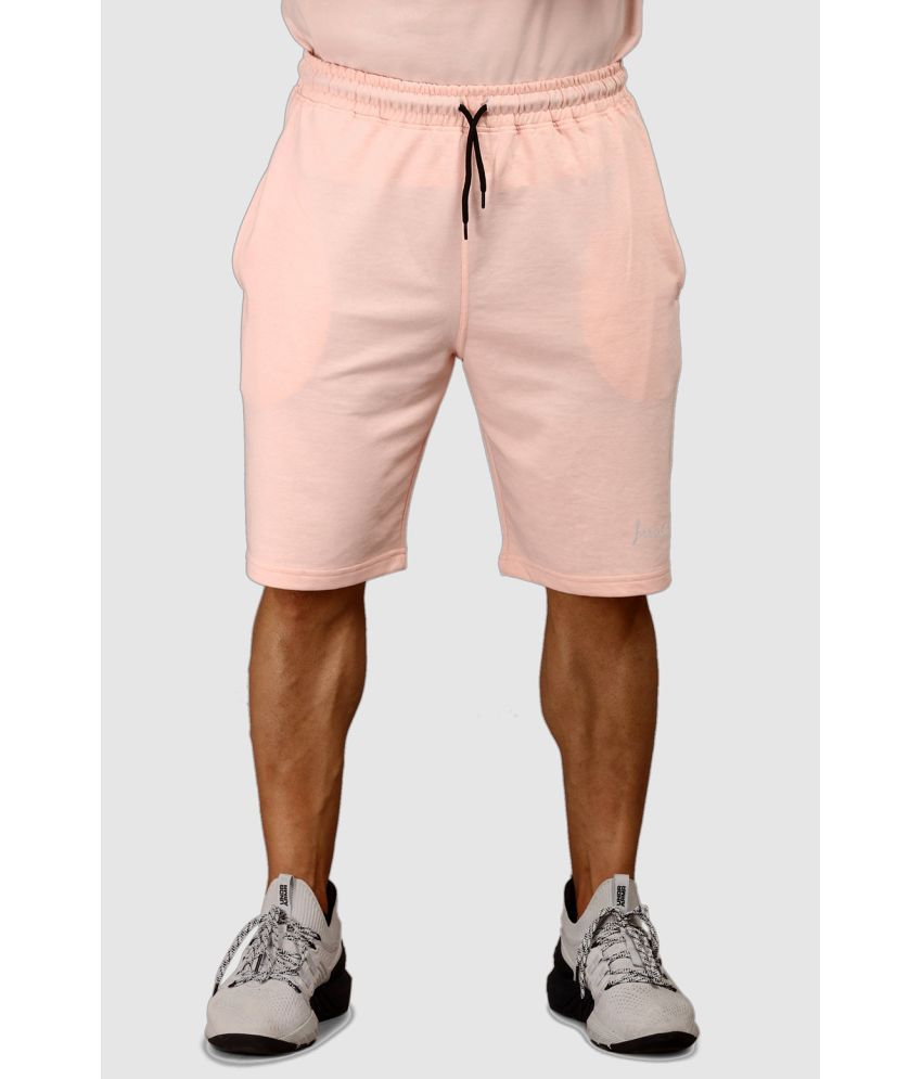     			Fuaark - Light Pink Polyester Cotton Men's Gym Shorts ( Pack of 1 )