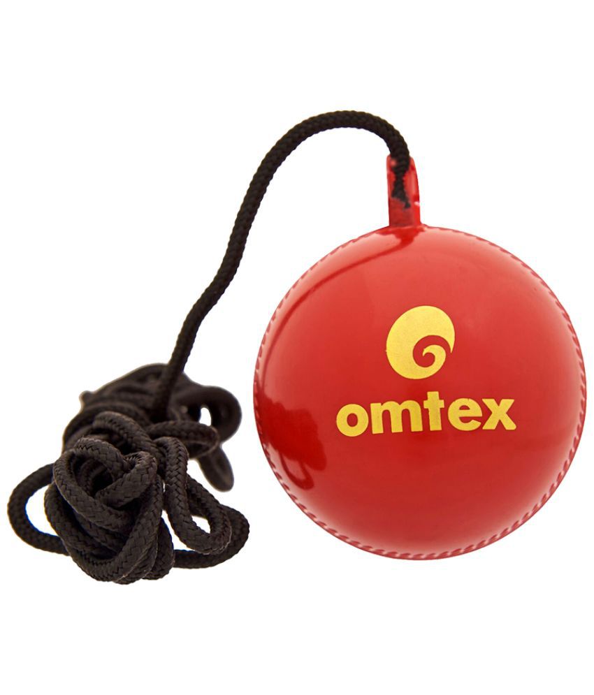     			Omtex - Red Rubber Cricket Ball ( Pack of 1 )