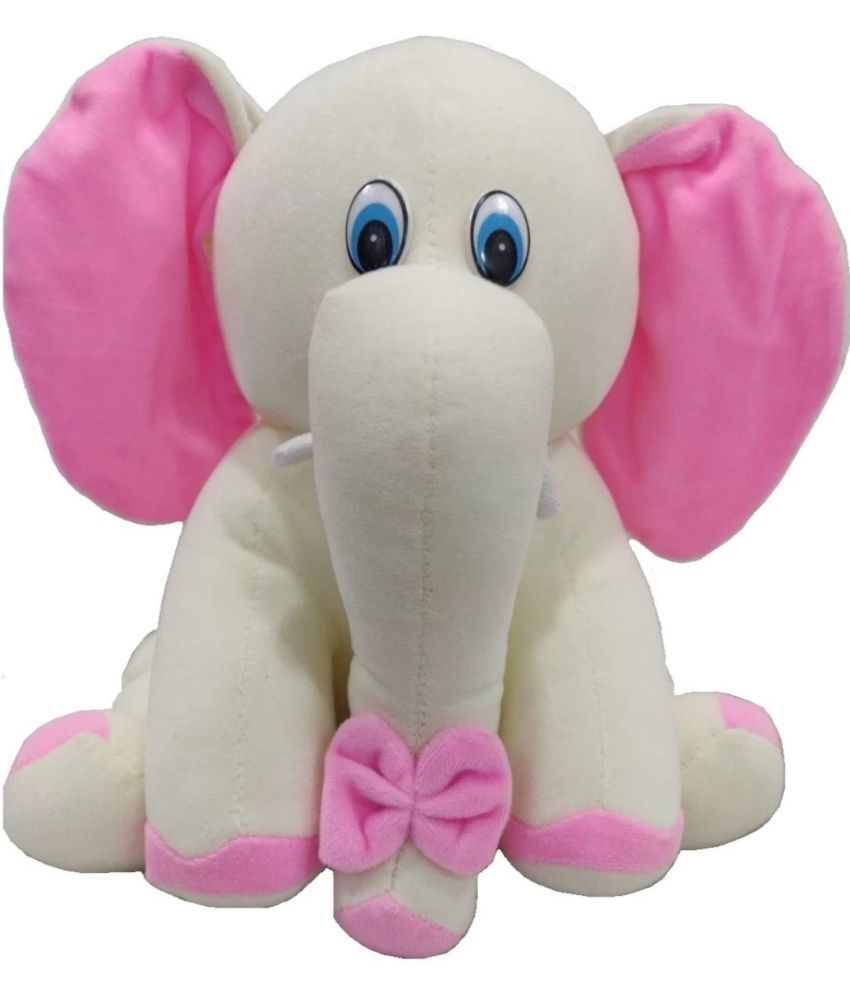 plush white elephant