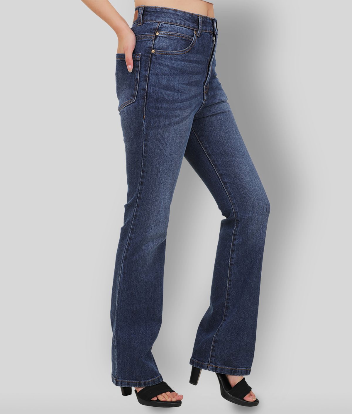 Buy Sisney Denim Lycra Jeans - Blue 