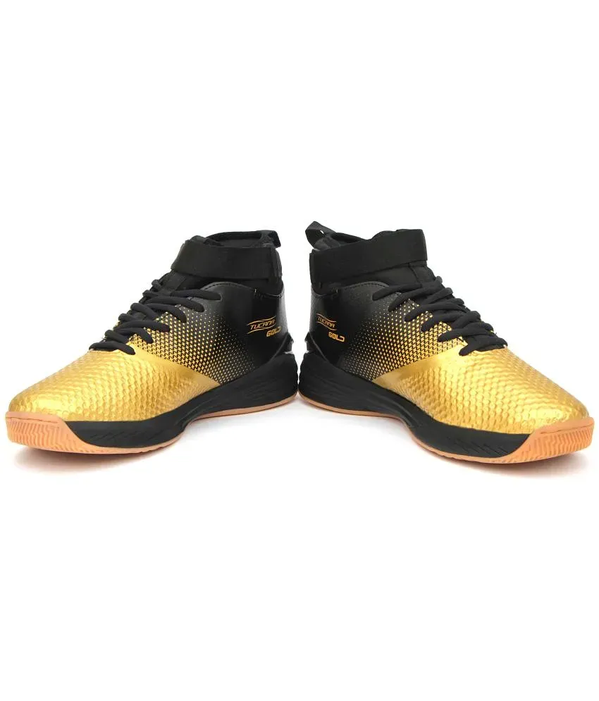 Gold and white basketball 2024 shoes