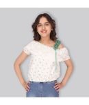 Cutecumber - Green Georgette Girls Top ( Pack of 1 )