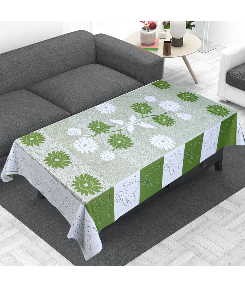     			Green Polyester Table Cover ( Pack of 1 )