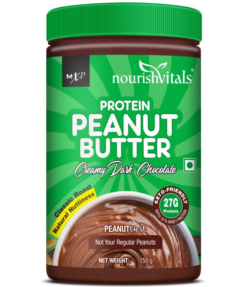 NourishVitals - 750 gm Creamy Nut Butter ( Pack of 1 )