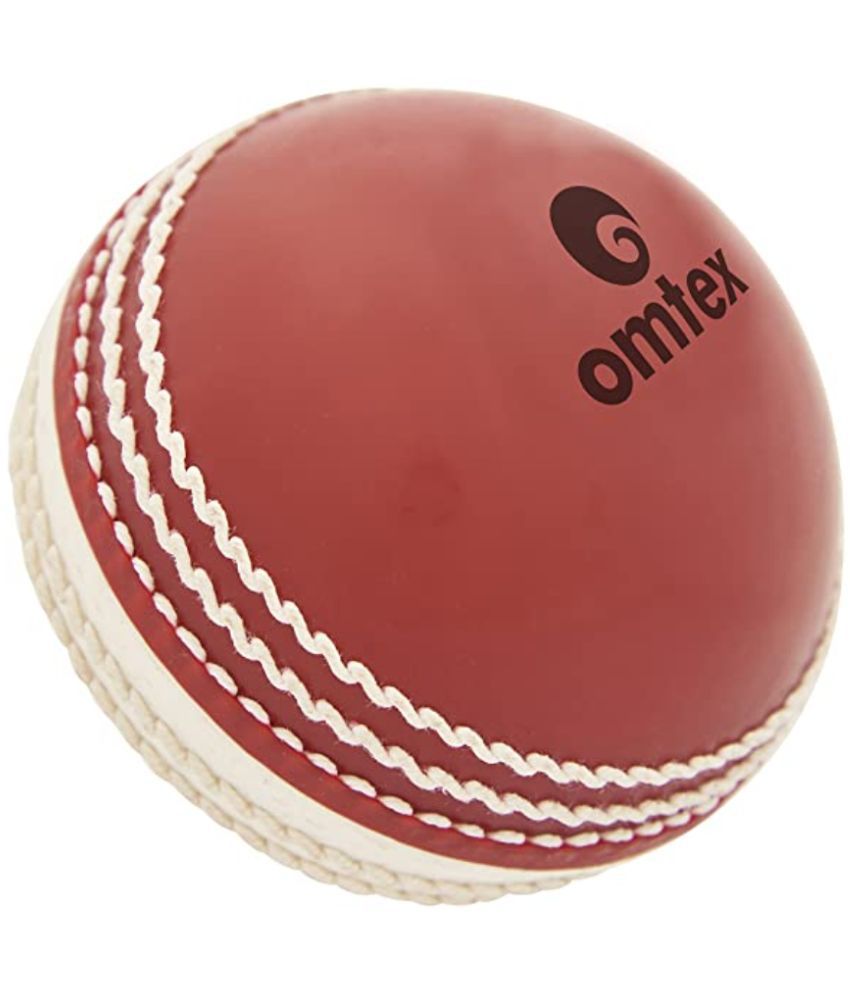     			Omtex - Multicolor Leather Cricket Ball ( Pack of 1 )