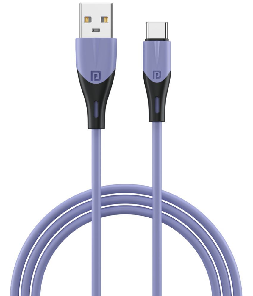     			Portronics Konnect Way Type C Cable:Type C Charge & Sync Cable ,Blue (POR 1469)