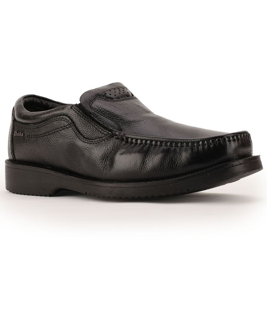     			Bata - Black Men's Slip On Formal Shoes