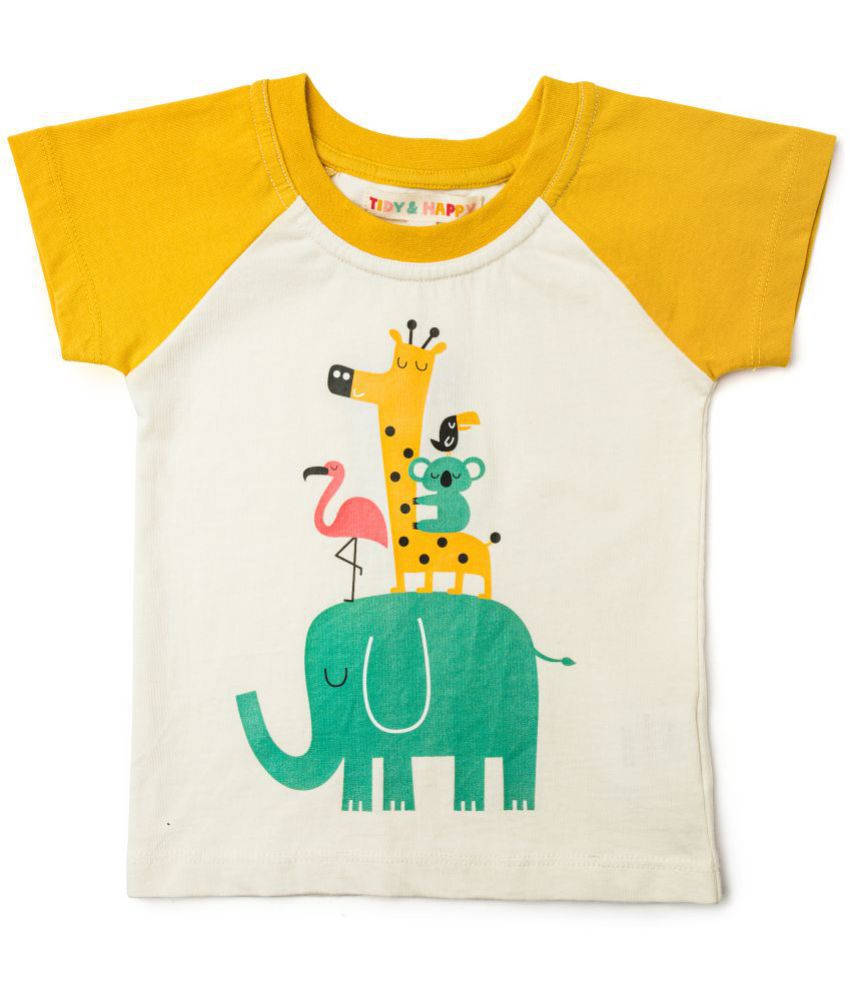 Tidy Sleep - Multicolor Cotton Boy's T-Shirt ( Pack of 1 )