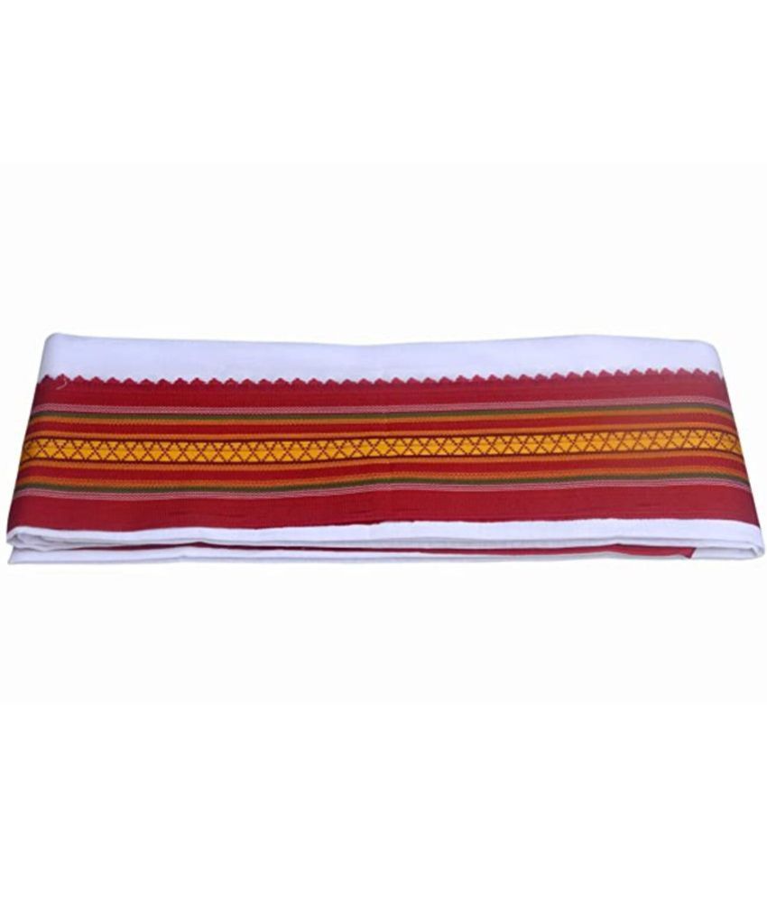     			Akhil - Cotton Maroon Embroidered Bath Towel ( Pack of 1 )