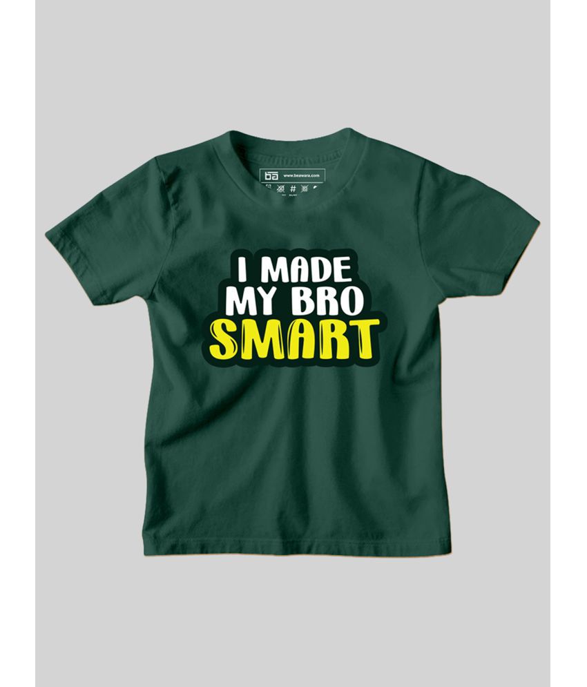     			Be Awara - Green T-Shirt For Baby Boy ( Pack of 1 )