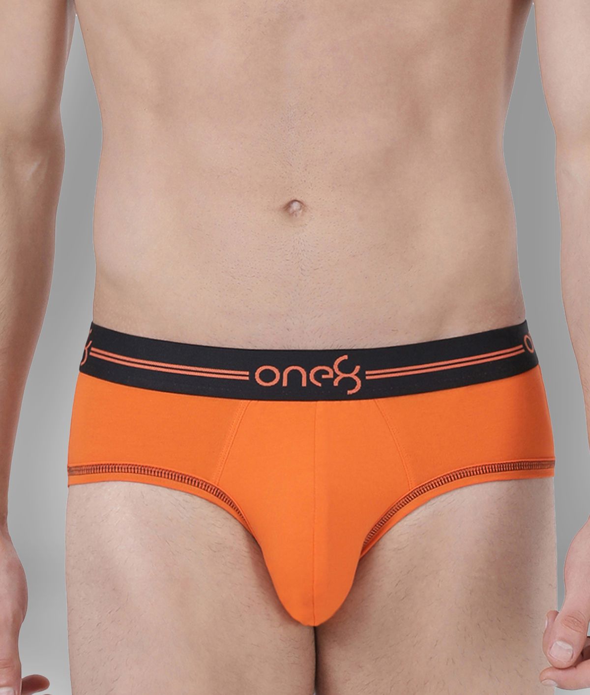     			One8 by Virat Kohli - Orange Cotton Men's Briefs ( Pack of 1 )