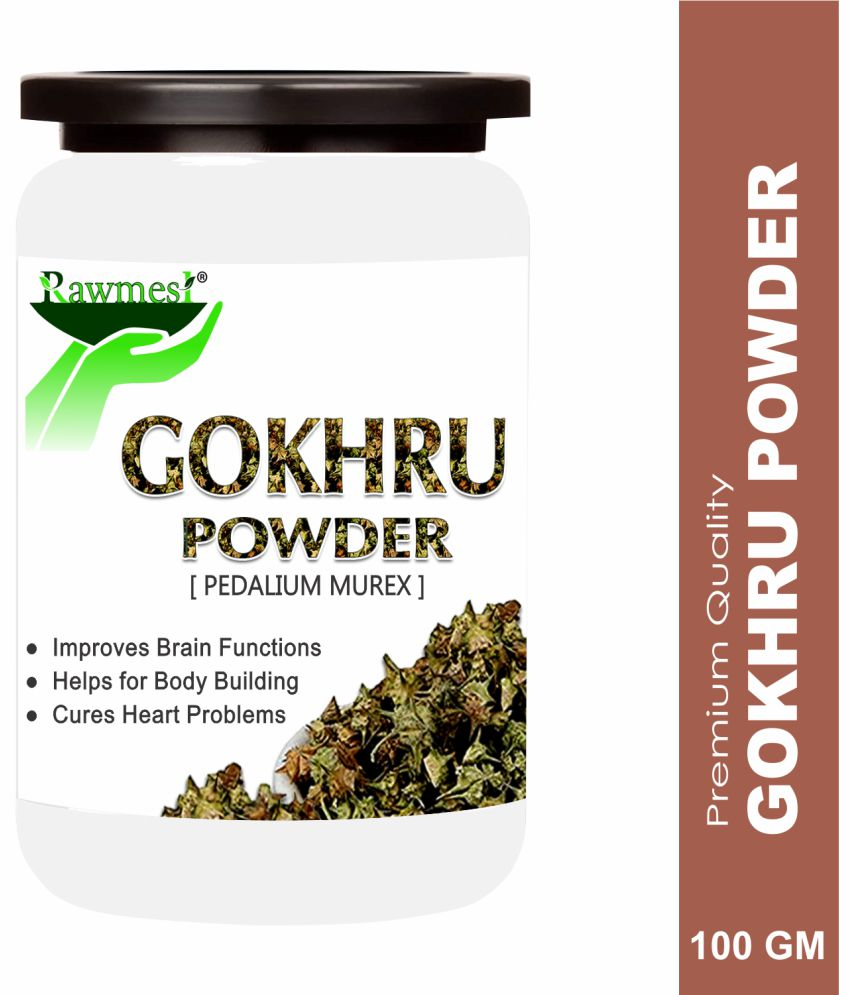     			rawmest 100% Gokhru For Improve Brain Functions Powder 100 gm Pack Of 1