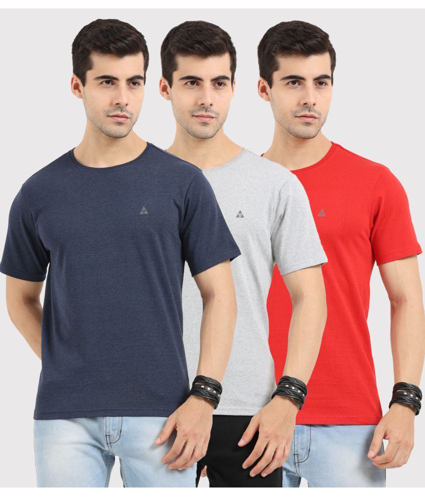     			Ardeur - Multicolor Cotton Regular Fit Men's T-Shirt ( Pack of 3 )